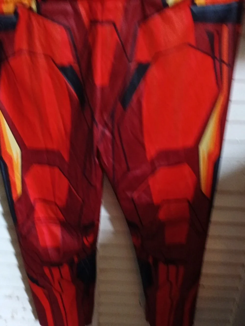 Marvel Red and Gold Iron Man Muscle Costume